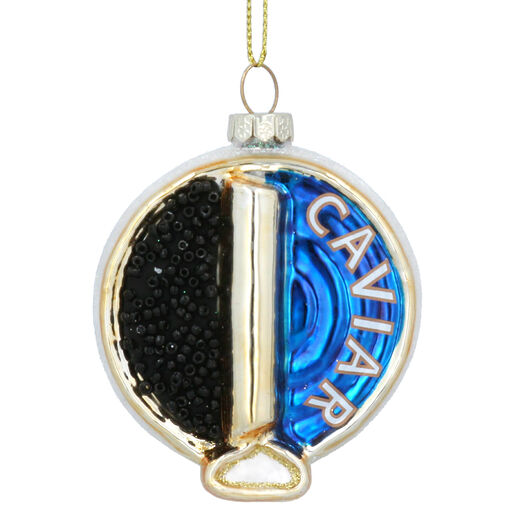 Caviar glass decoration